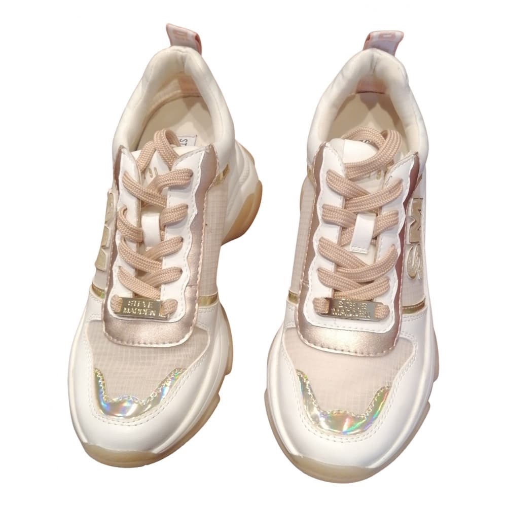 STEVE MADDEN VEGAN LEATHER TRAINERS